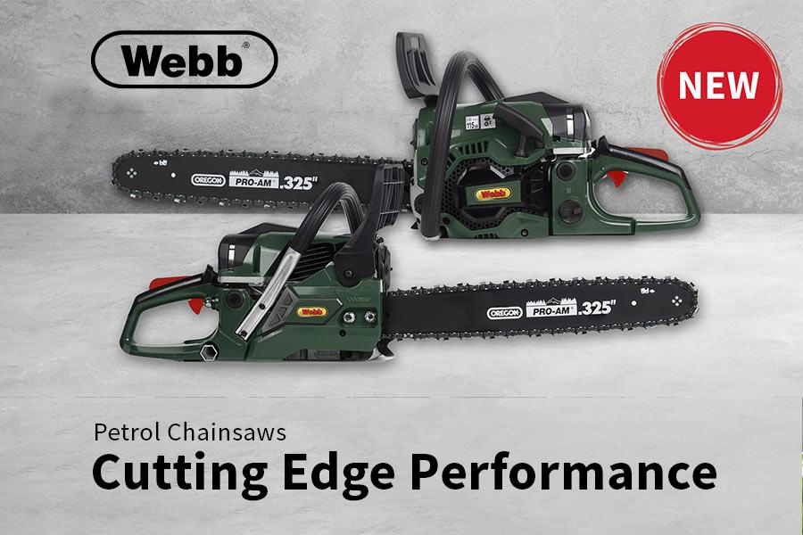 Webb 2-stroke lightweight petrol chainsaws